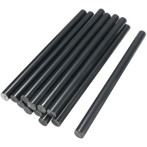 Pcs Eva Resin Plastic Hot Melt Glue Sticks Mm Diameter Mm Long Black Plastic For Glue Gun