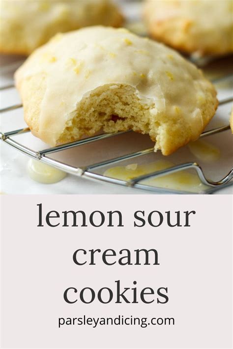 Delicious Lemon Sour Cream Cookies