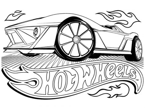 Desene cu Masini Hot Wheels de colorat imagini și planșe de colorat cu Hot Wheels