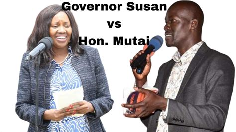 Governor Susan Kihika Vs Hon Alfred Mutai Mp Kuresoi North Mambo