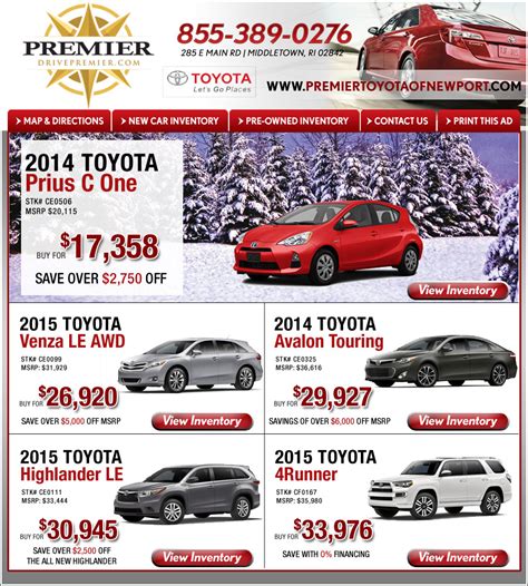 Premier Toyota Newport on Boston.com