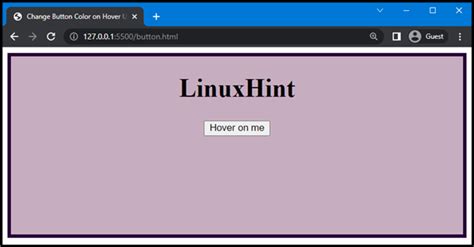 How To Change Button Color On Hover In Css