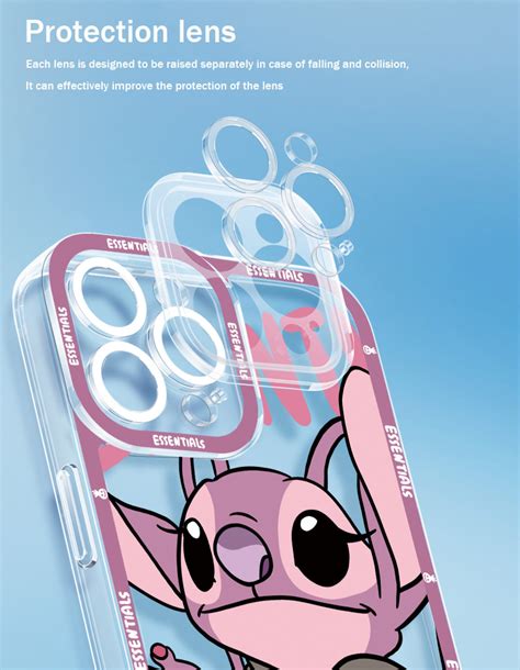 Disney Stitch Soft Silicone Case For Iphone 14 Pro Max 13 12 11 Pro Max