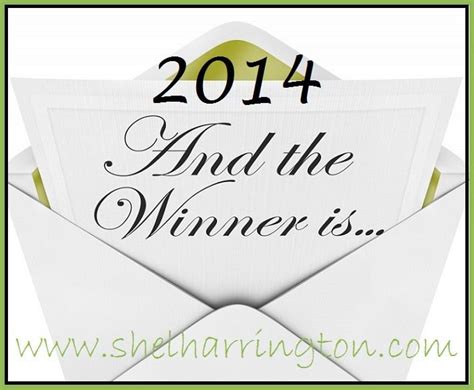 2014: And the Winner Is . . . - Shel Harrington