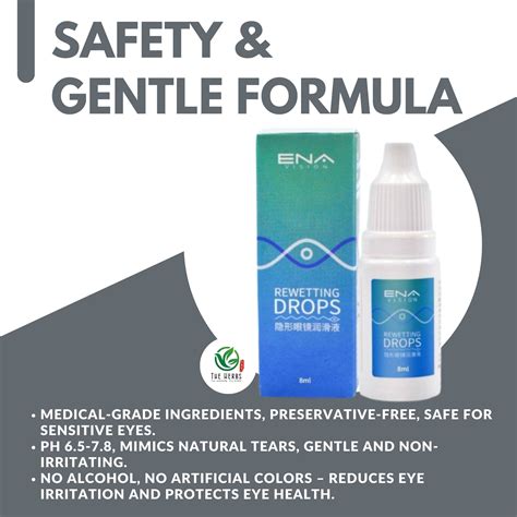 Contact Lens Eye Drops Contact Lens Rewetting Drops Lubricating Eye