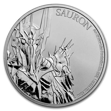 Niue 2023 SAURON Herr Der Ringe Silber 1 Oz