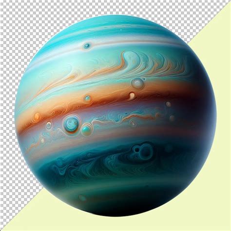 Premium PSD Uranus Planet Space Outer Icon Transparent Background