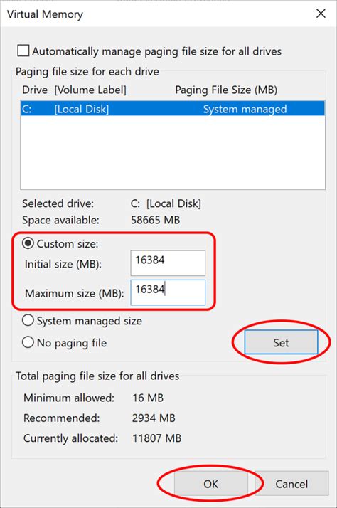 How To Change The Windows Pagefile Size MCCI