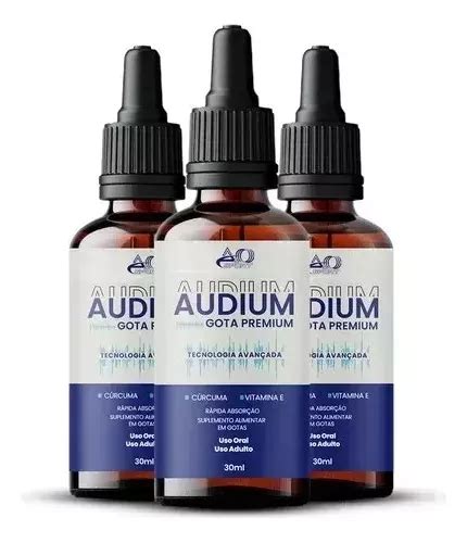 Audium Original Ml Formula Para Saude Do Ouvido Oficial