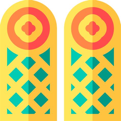 icono de vitral basic straight flat