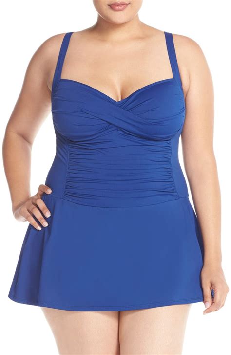 La Blanca Island Goddess Skirted One Piece Swimsuit Plus Size Nordstrom