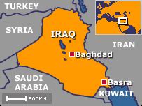 Basra Iraq Map