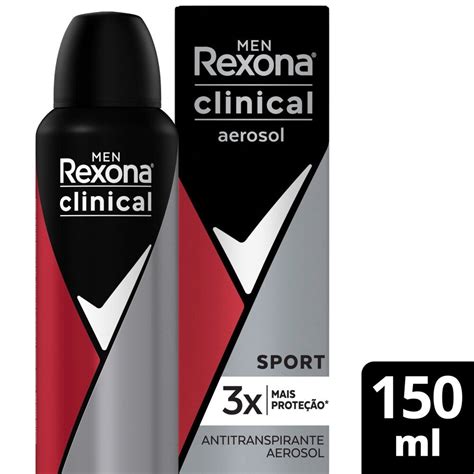 Desodorante Aerosol Rexona Men Clinical Sport Ml Panvel Farm Cias