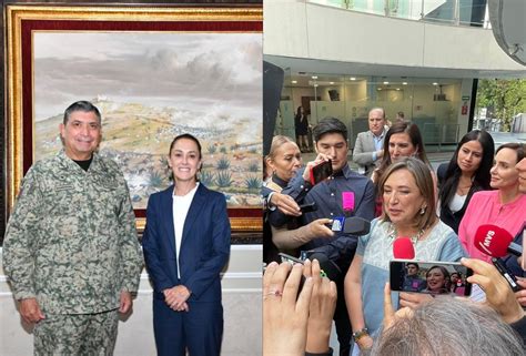 Claudia Sheinbaum Y Xóchitl Gálvez Aceptan Protección De Ejército