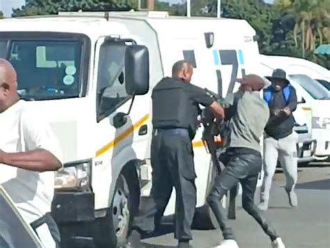 Watch Durban CIT Heist Caught On Camera One Person Shot Dead SA Trucker