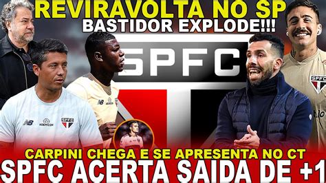 REVIRAVOLTA SPFC ENCAMINHA 1 ACERTO CARPINI CHEGOU RENOVAÇÃO DE