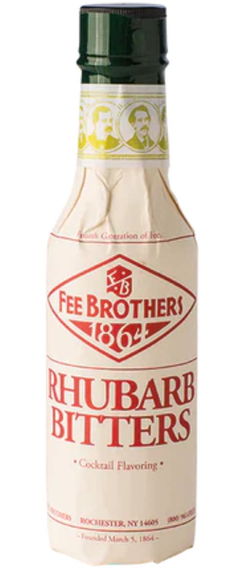 Fee Brothers Rhubarb Bitters 150ml Oak Cava