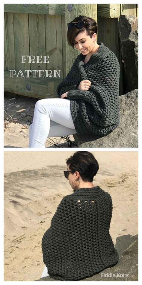 Crochet Juno Chunky Shrug Free Crochet Pattern Crochet Shrug Pattern