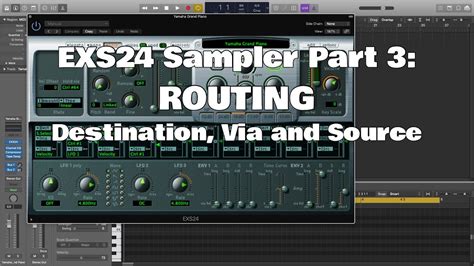 Logic Pro X Exs24 Sampler Part 3 Routing Youtube