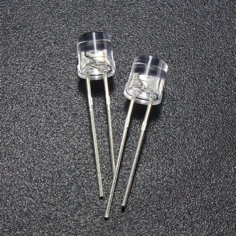 Mm Flat Chip Led Diode Wide Beam Angle Amber Light Emitting Diode