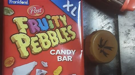 Lets Try Post Fruity Pebbles Candy Bar Youtube