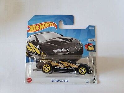 HOT WHEELS '06 Pontiac GTO black, HW DRAG STRIP 2/10, (NEW) £3.75 ...