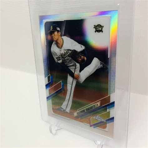 山本由伸 Topps Chrome Npb 2021 Refractor カード Card Yoshinobu Yamamotoオリックス