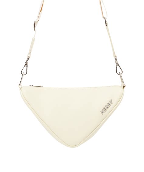 MUSINSA NERDY Triangle Crossbody Bag Yellow