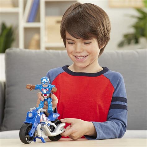 Marvel Super Hero Adventures Figure and Vehicle Multipack, 3 Action ...