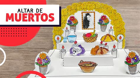 Altar De Muertos Para Armar Material Para Maestros