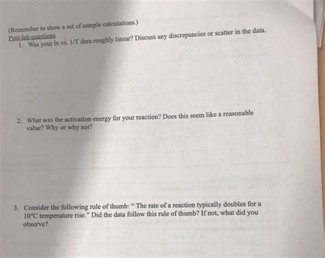 The Iodine Clock Reaction Kinetics Week Introduct Chegg