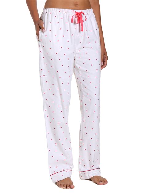 Womens 100 Cotton Flannel Lounge Pants Noble Mount