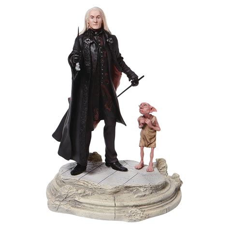 Dec208757 Harry Potter Lucious Malfoy With Dobby 95in Statue