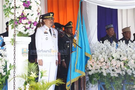 Upacara Peringatan Hari Ulang Tahun Hut Kabupaten Pesisir Barat Ke 10 Tahun 2023 Kabupaten