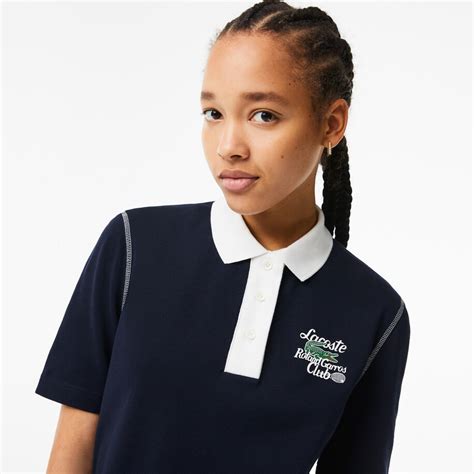 Womens Lacoste Sport Roland Garros Edition Pique Dress Womens