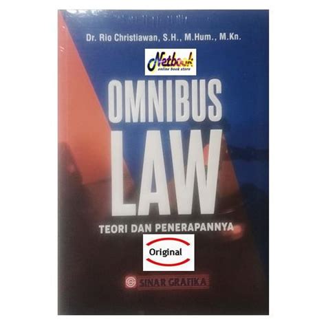 Jual Omnibus Law Teori Dan Penerapannya Shopee Indonesia