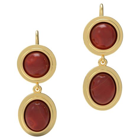 Extraordinary Bohemian Garnet Earrings At 1stdibs