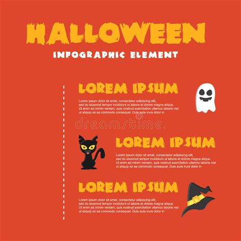 Vector Art Halloween Infographic Style Ilustración Del Vector