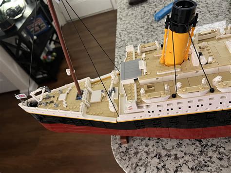 Lego Titanic Model Sinking