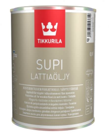 TIKKURILA (пр-во Финляндия) SUPI LATTIAOLJY Масло для пола 0.9 l ...