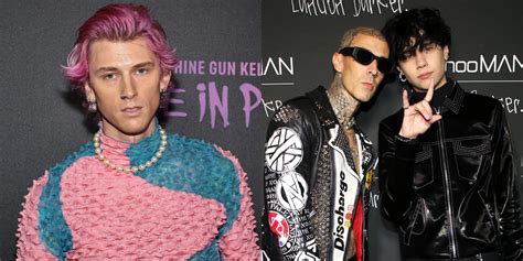 Landon Barker Performs With Machine Gun Kelly At Concert Amid Dad