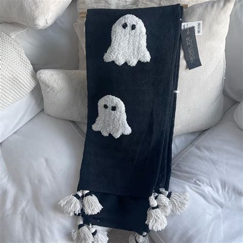 Rachel Zoe Bedding Rachel Zoe Black And White Ghost Blanket Tik Tok Poshmark