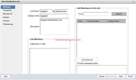 Administrar Listas De Distribuci N En El Servidor De Correo Zimbra