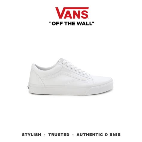 Jual Vans Old Skool Classic True White Original Shopee Indonesia