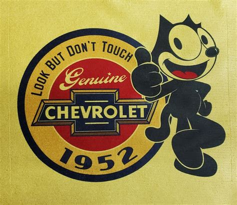 Brand New MICROFIBER Towel 1952 Chevrolet Felix The Cat High Quality