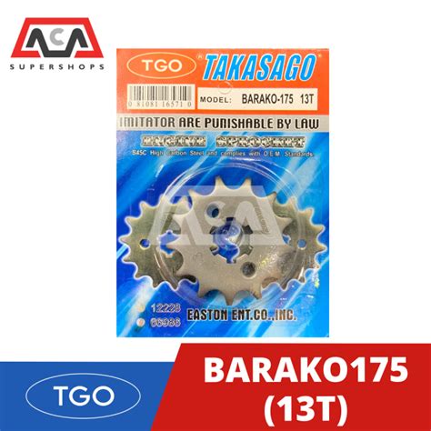 Takasago Sprocket Front For Barako Lazada Ph