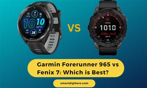 Garmin Forerunner Vs Garmin Fenix Which Is Best