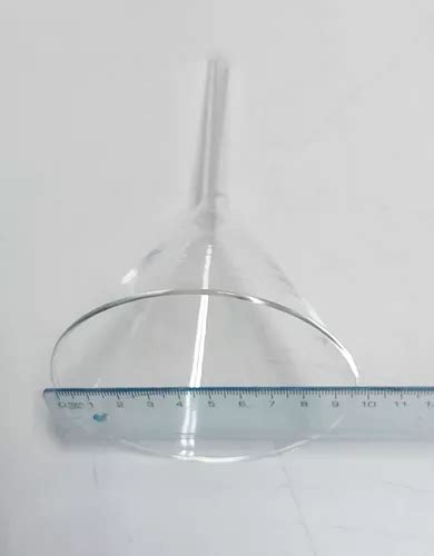 Embudo De Vidrio Borosilicato Rama Corta 97mm Diametro MercadoLibre