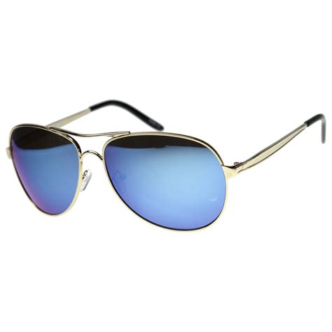 Full Metal Wire Mirror Revo Lens Aviator Sunglasses Zerouv