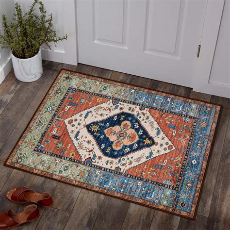 Amazon Lahome Boho Entryway Rug X Small Throw Kitchen Rugs